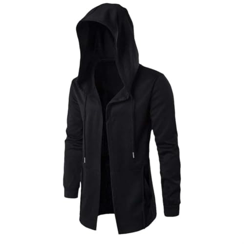 Manches longues briseur hommes coupe-vent imperméable à capuche rétro automne
