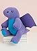 Simplicity SS9441OS Lovable Jointed Dragon, Dinosaur, Bear and Bunny Animal Sewing Pattern Packet, Design Code S9441, 13