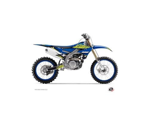 Kit déco moto cross Flow jaune compatible Yamaha 450 YZF