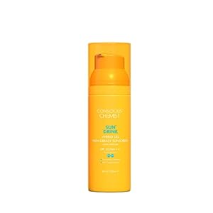 Conscious Chemist Hybrid Lightweight Gel Sunscreen SPF50 PA++++ UVA/UVB Protection With Ceramides & Milk Thistle Extract For Unisex Of All Skin Types, No White Cast, 50ml