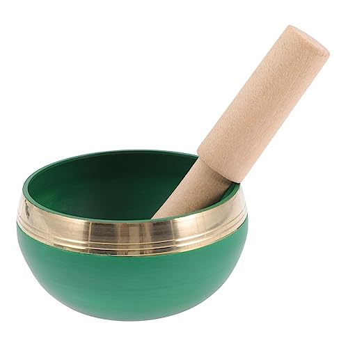 LIFKOME 1Set Meditation Singing Bowl Copper Buddha Sound Bowl with Rod for Mindfulness Yoga and Chakra Healing present for Relaxation