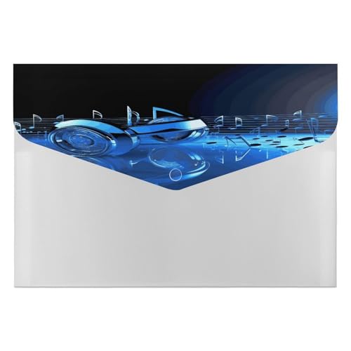 Organiseur de fichiers accordéon bleu lot de 6 trieurs à bouton-pression bureau