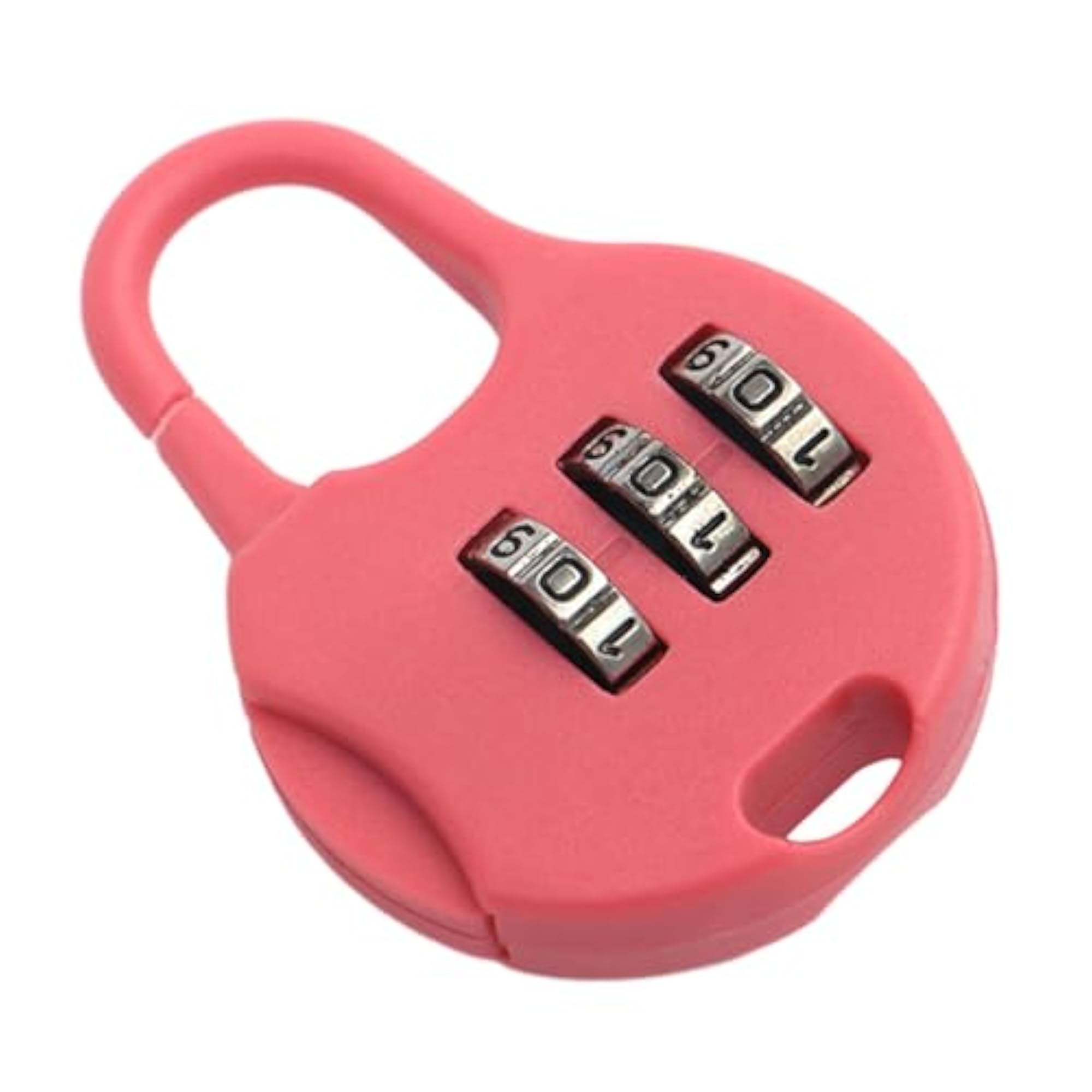 4-Digit Combination Lock for Household & Luggage, Deep Pink