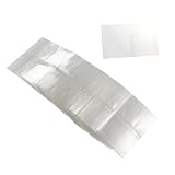 KOCKSHION 400個 ボトルシュリンクフィルム 入り 透明熱収縮袋 耐破損保護用 瓶口封口用 包装用 クリア素材で中身確認可能 産業用からまで多用