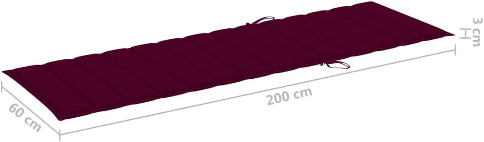 vidaXL Sunlounger Grey Solid Acacia Wood Standard Size Loungers