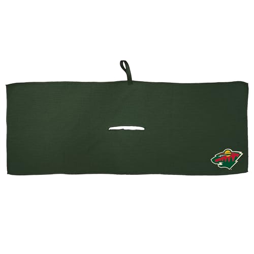 Team Golf NHL Minnesota Wild Microfiber Golf Towel, 16x40 (Multicolor)