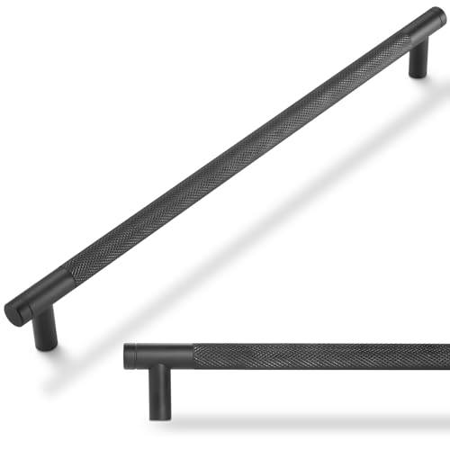SUNCN 30個パック 10インチ(254mm) マットブラック キッチンキャビネットハンドル ローレキャビネ取っ手 ブラ 引き出し取っ手 キッチンハードウェア