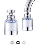 360-Degree Rotating Faucet Filter Sink Water Faucet Filter Water Purifier Faucet Filter Purifier for Kitchen and Bathroom,Removes Heavy Metals and Hard Water(Blue)
