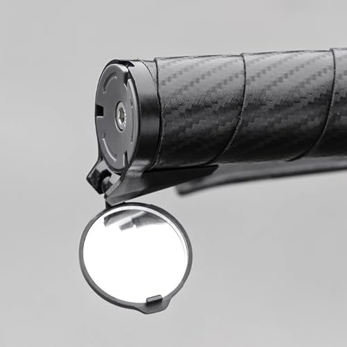 Espejo retrovisor para bicicleta con lente de manillar giratorio 360° 7