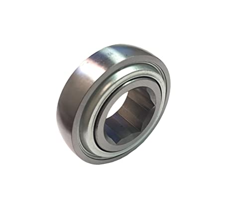 204KRR2 HEX Type Agriculture Ball Bearing 11/16 hex bore Premium Triple Seals ABEC3 Farm Machinery