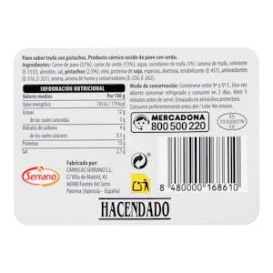 Galantina avec pistache et truffe Fendado fines tranches Paquet 150 Pack 2