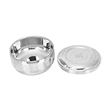 SOLUSTRE Edelstahlschüssel Mit Deckel Verdickte Schüssel Aus Edelstahl Essschüsseln Für Küche Restaurantschüssel Für Reis Suppe Salat Obst Und Mehr