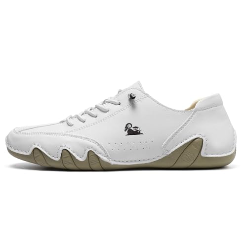 Men's Slip on Loafers Breathable Leather Shoes Driving Shoes Women's Fashion Sneakers Casual Slip On Shoe Comfort Handmade Chukka Boots Dress Walking Running Shoe Casual Lightweight Sneakers Unisex