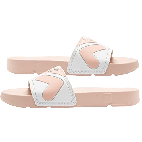 Chinelo Fila F-Beach, Feminino Rosa Claro/Branco 37