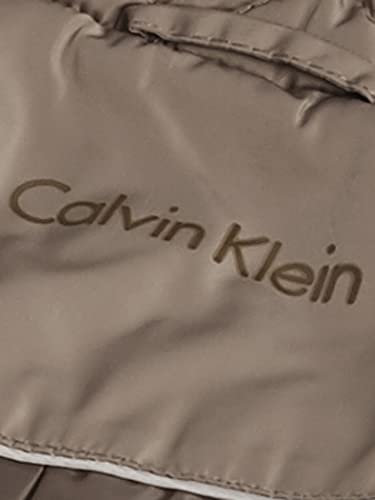 Calvin Klein Women's Plus-Size Classic Quilted Jacket With Side Tabs, Tawny Owl, 2X #TOP3