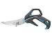 GERBER Processor SaltRx Salt Water Take-A-Part Fishing Shears Bait Knife Gut Hook Fin Clipper & Scaler with Sheath, Cyan [31-003554]
