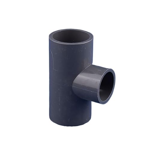 Valvola di ritegno a battente in PVC, tubo saldato a solvente, raccordo a T riduzione a 3 vie in for irrigazione e acquario, diametro interno multicolore 20-50 mm (blu, 32x25 mm)(Grey,32x25mm)