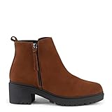  Pop – Botín de Piel Camel hidrófugo, EU 39