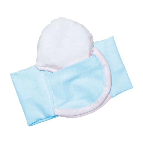 Kit 2 Peças Cinta Ajustável Bebê Azul e Bolsa Térmica Natural para Alívio de Cólica, Gases e Desconfortos