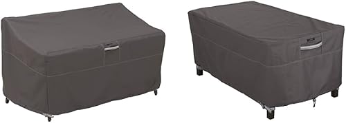 Classic Accessories Ravenna - Funda para sofá de patio de 58 pulgadas, resistente al agua, fundas para muebles de patio y Ravenna resistente al