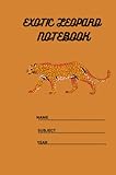 Wild Exotic Leopard Notebook
