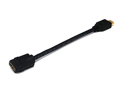 Puerto HDMI saver de alta velocidad con cable de 28 AWG macho a hembra