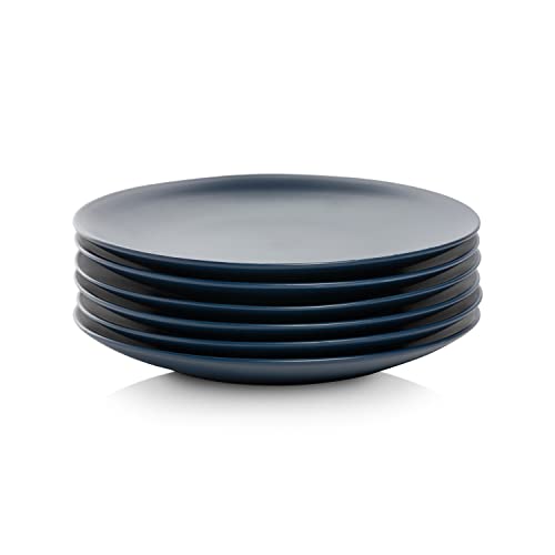 10 Strawberry Street WM-4-DRKBLU-6 Wazee Matte 8.25 Inch Coupe Salad Plate thumb #2