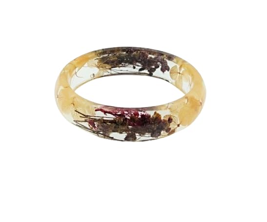 SUNITI Transparent Vintage Floral Dry Flower Resin Women Bangel(Pack of 1) (B0CVB2WMT9) Amazon Price History, Amazon Price Tracker