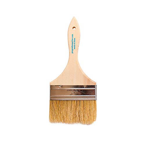 Pro Grade - Chip Paint Brushes - 12 Ea 4 Inch Chip Paint Brush Light Brown #TOP4