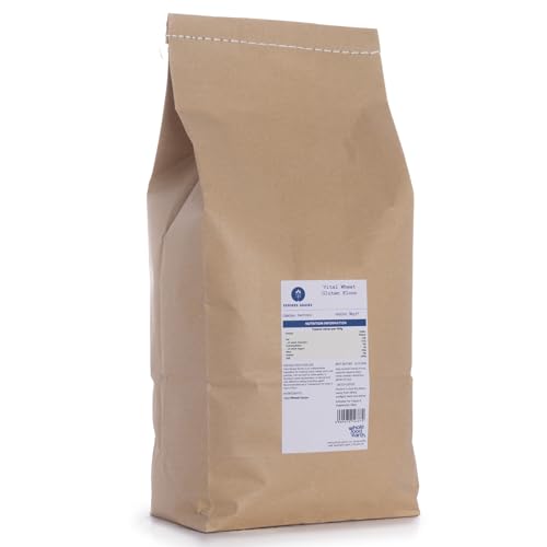 Wholefood Earth Vital Wheat Gluten Flour - 3Kg Bulk Baking, High Protein