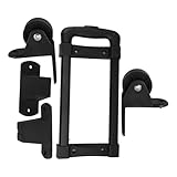 Alipis Étui Pliable à 2 Volets pour Matériel Haut-parleur, Poignée à Ressort Métallique Noire, Plastique Léger et Résistant, Accessoire Audio Portable pour Sonorisation de Scène