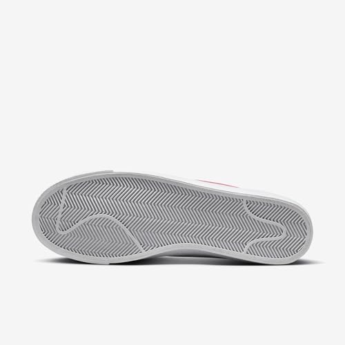 Image of Nike Mens Blazer Running Shoe Mid '77 VNTG-White /Picante Red-Summit White-Bq6806-128-6Uk