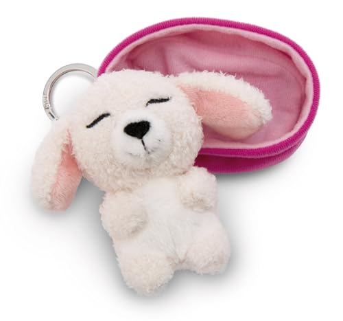 Schlüsselanhänger Sleeping Pets Hund Pudel weiß