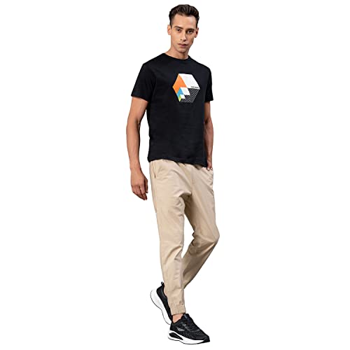 Image of Red Tape Round Neck Men's Cotton T-Shirt | Comfortable & Breathable