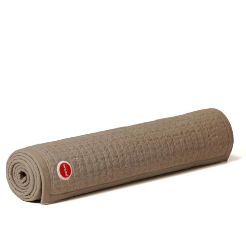 SANGLOBAL Organic Cotton Yoga Mat for Women, Men & Kids | 12mm Thick Non-Slip Exercise Mat for Home Workout, Hot Yoga & Meditation | Premium Yoga Mats...