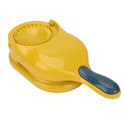 ABS Dumpling, Kitchen Essential, for Quick and Easy Dumpling Wrapping with Friends (Yellow)