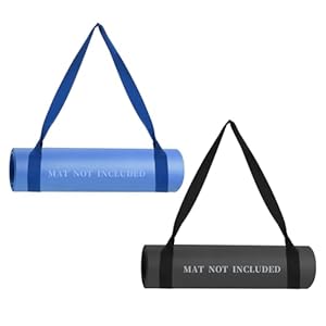 TIESOME Correas para esterilla de yoga para mujer, correa ajustable para transportar colchonetas, multiusos, para todos los tamaños