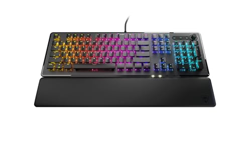 Turtle Beach Vulcan II – Mechanische PC Gaming-Tastatur, Titan II-Schalter, anpassbare beleuchtete RGB-Tasten, abnehmbare Handballenauflage, Aluminiumplatte – Schwarz