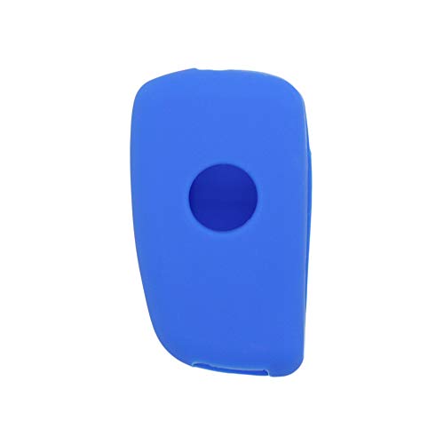 BROVACS Silicone Cover Protector Case Holder Skin Jacket Compatible with NISSAN 2 Button Remote Flip Key Fob CV9503 Deep Blue - Image 2
