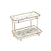 Stojak na ciasto 2-warstwowe ciasto stojak prostokątny stół deserowy twórczość Creative Cupcake Display Tating Saling Taca na imprezę ślub Taca deserowa (Size : Large)