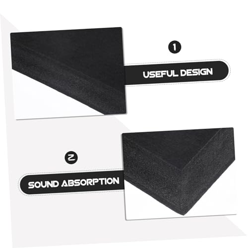 BESTonZON Almohadilla Acústica de Absorción de Sonido para Aislamiento de Subwoofer Paneles de Espuma para Reducción de Ruido en Estudio miniatura 3