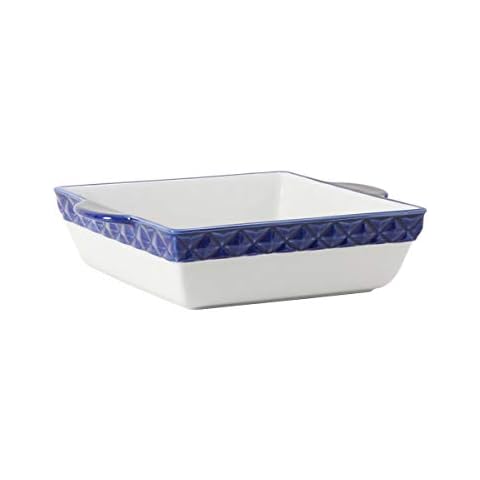 Tuxton Home Duratux Cobalt Blue 3.25-Quart Baker, Set of 1, Blue, White; Heavy Duty; Chip Resistant; Lead and Cadmium Free; Freezer to Oven Safe up to 500°F Cover