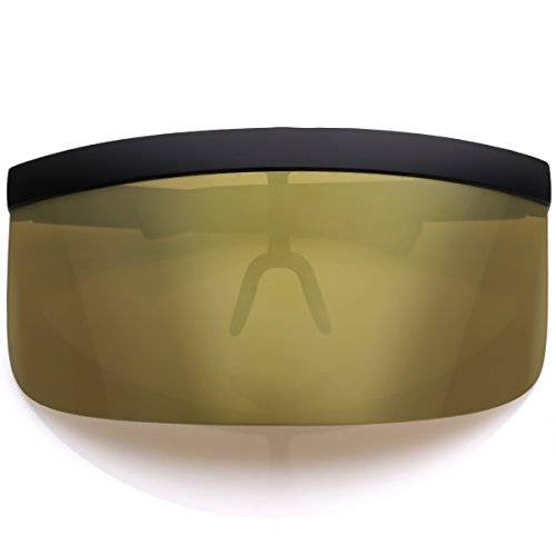 Image of zeroUV Visor Sunglasses for Men and Women, Futuristic Face Shield Glasses with UV400 Protection 172mm
