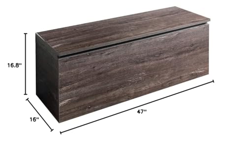 Farmhouse-Storage-Chest-Lift-Top-Storage-Trunk-Storage-Bench-Shoe-Bench-Modern-Style-Storage-Box-Chest-Organizer-for-Entryway-Bedroom-Living-Room-Rustic-Gray Farmhouse Storage Chest Lift Top Storage Trunk Storage Bench Shoe Bench Modern Style Storage Box Chest Organizer for Entryway Bedroom Living Room Rustic Gray