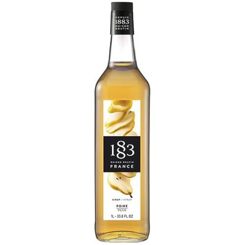 1883 メゾンルータン 洋梨 シロップ 1000ml 6本 デニオ総合研究所 MAISON ROUTIN ノンアルコールシロップ ケース販売