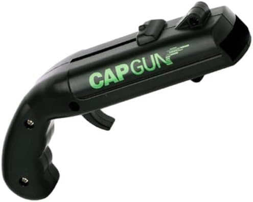 Cap Gun Bottle Opener,Beer Bottle Opener Cap Gun,Funny Shot Bottle Opener Launcher Shooter,Bottle Opener for Party, Bar & Home Shooter,Bottle Cap Games,Unique Fun Gifts for Men/Husband/Father (Black)