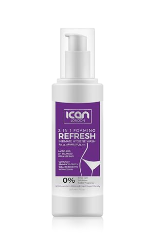 ican London Foaming Intimate Wash, Lavender and Hibiscus Extract, 207ml