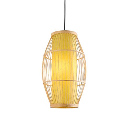 Lustre bambou vintage style Asie du Sud-Est pour hôtellerie