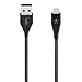 Produktbild Belkin DuraTek Plus Lightning-/USB-A-Kabel mit Band (ultrastarkes iPhone 11, 11 Pro, 11 Pro Max, XS, XS Max, XR, X, 8/8 Plus Ladekabel, Lightning auf USB-Kabel, 3 m) schwarz