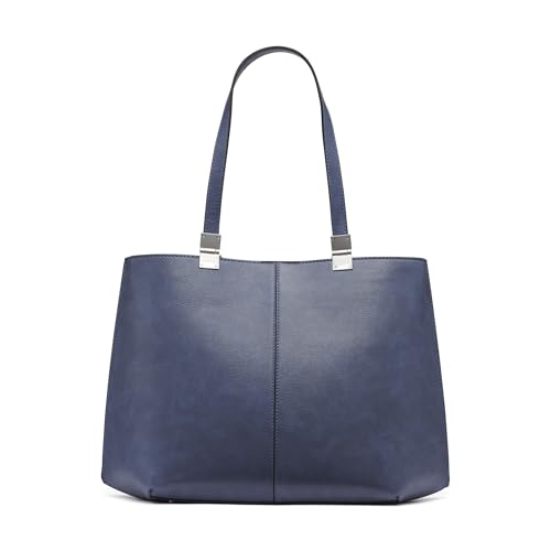 Image of Calvin Klein Women's Granite Geometric Tote Bag - Vegan Leather, Monogram, 3 Pockets